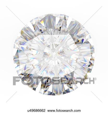 "Diamond on white background, Illustration" View Large Illustration Drawing - "Diamond on white background, Illustration". Fotosearch