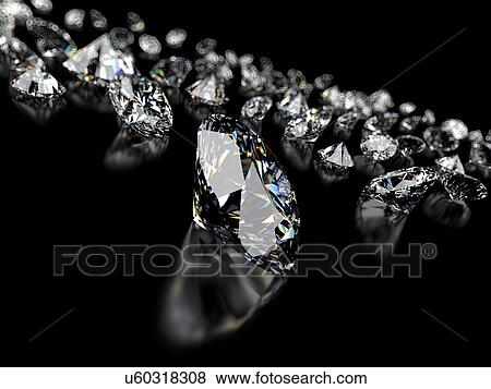 "Diamond on white background, Illustration" View Large Illustration Stock Illustration - "Diamond on white background, Illustration". Fotosearch