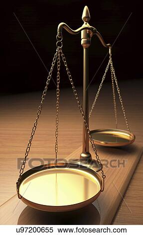 Stock Illustration - "Empty weighing scales, Illustration". Fotosearch