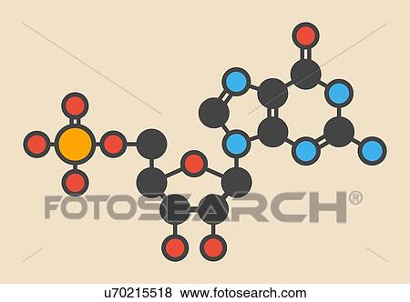 Guanylic acid molecule View Large Illustration Stock Illustration - Guanylic acid molecule. Fotosearch