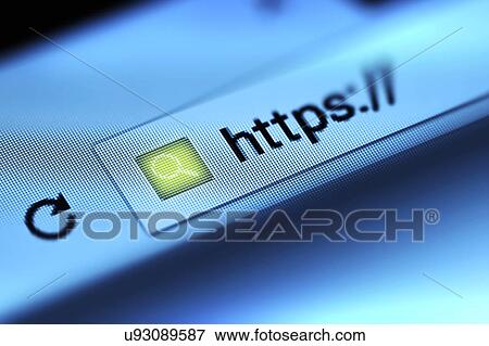 Https on internet search bar View Large Illustration Stock Illustration - Https on internet search bar. Fotosearch