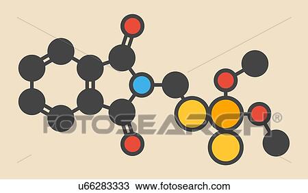 Insecticide molecule View Large Illustration Drawing - Insecticide molecule. Fotosearch