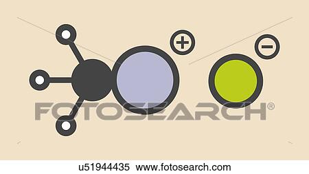 Stock Illustration - Methylmercury cation molecule. Fotosearch