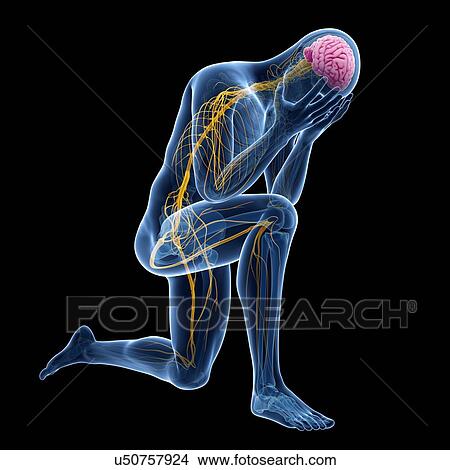 "Person kneeling, Illustration" View Large Illustration Stock Illustration - "Person kneeling, Illustration". Fotosearch