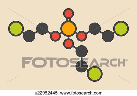 Stock Illustration - TCEP molecule. Fotosearch
