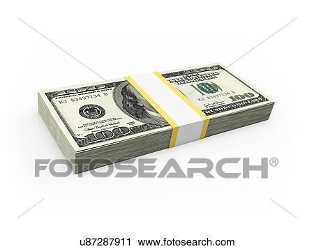"US dollar notes, Illustration" View Large Illustration Clip Art - "US dollar notes, Illustration". Fotosearch