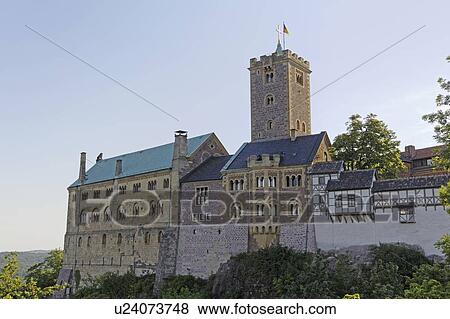 "Wartburg Castle, Eisenach, German" View Large Illustration Stock Illustration - "Wartburg Castle, Eisenach, German". Fotosearch