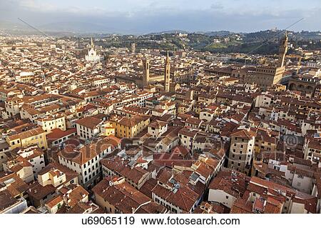 Aerial view of Basilica of Santa Croce, Bargello Museum, Badia Fiorentina and Tower of Arnolfo View Large Photo Image Stock Photo - Aerial view of Basilica of Santa Croce, Bargello Museum, Badia Fiorentina and Tower of Arnolfo. Fotosearch