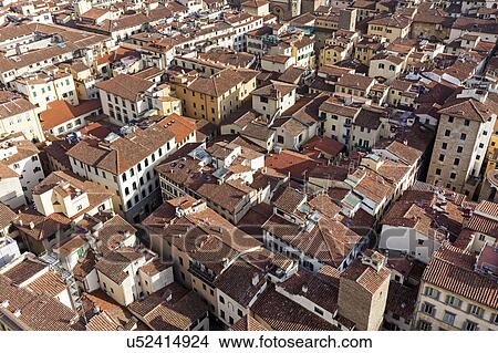 Aerial view of old town View Large Photo Image Picture - Aerial view of old town. Fotosearch