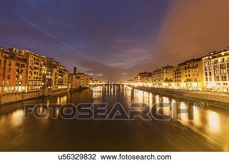 Architecture along Arno River View Large Photo Image Stock Image - Architecture along Arno River. Fotosearch