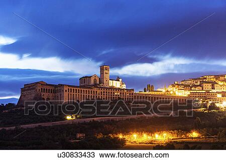 Stock Image - Basilica of St. Francis of Assisi. Fotosearch
