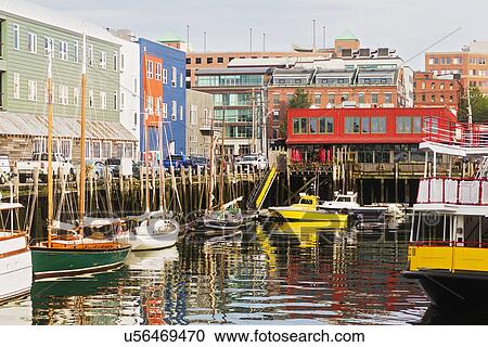 Boats moored at Portland harbor View Large Photo Image Stock Image - Boats moored at Portland harbor. Fotosearch