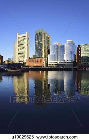 City waterfront reflected in Fort Point Channel View Large Photo Image Stock Photography - City waterfront reflected in Fort Point Channel. Fotosearch