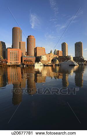 City waterfront reflected in harbor View Large Photo Image Stock Image - City waterfront reflected in harbor. Fotosearch