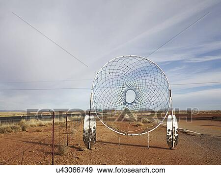 Dream catcher in desert View Large Photo Image Stock Photo - Dream catcher in desert. Fotosearch