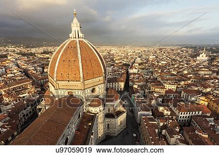 Duomo Santa Maria Del Fiore View Large Photo Image Stock Photo - Duomo Santa Maria Del Fiore. Fotosearch
