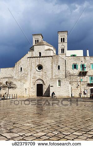 Historic town square with church View Large Photo Image Stock Photo - Historic town square with church. Fotosearch