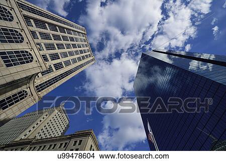 Low angle view of buildings in Copley Square View Large Photo Image Picture - Low angle view of buildings in Copley Square. Fotosearch