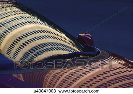 Reflection of buildings in car hood View Large Photo Image Stock Image - Reflection of buildings in car hood. Fotosearch