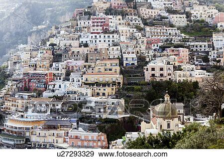 Residential buildings on hill View Large Photo Image Stock Photo - Residential buildings on hill. Fotosearch
