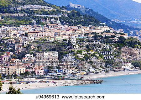 Town on coast View Large Photo Image Stock Image - Town on coast. Fotosearch