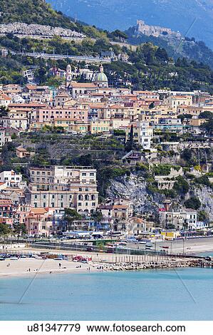 Town on coast View Large Photo Image Stock Photo - Town on coast. Fotosearch