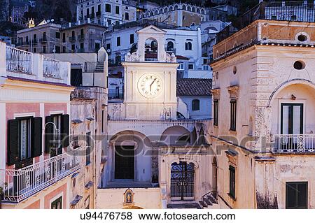 Stock Photo - Townhouses in Atrani. Fotosearch