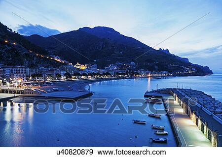 Waterfront at sunrise View Large Photo Image Stock Photo - Waterfront at sunrise. Fotosearch