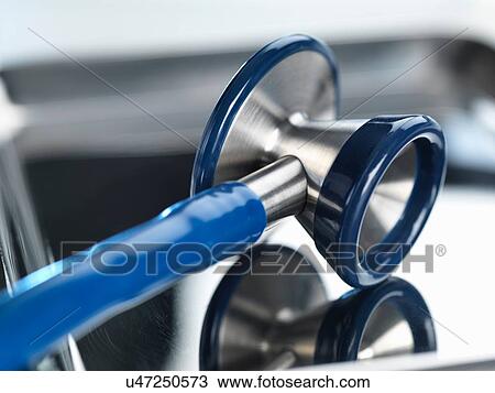 Close-up view of stethoscope on medical tray View Large Photo Image Stock Image - Close-up view of stethoscope on medical tray. Fotosearch