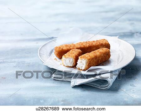 Jumbo haddock fish fingers View Large Photo Image Stock Photo - Jumbo haddock fish fingers. Fotosearch