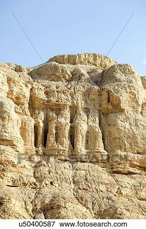 Low angle view of eroded marl stone cliff side, Dead Sea, Israel View Large Photo Image Stock Photo - Low angle view of eroded marl stone cliff side, Dead Sea, Israel. Fotosearch