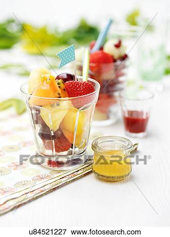 Mixed fruit in glass View Large Photo Image Stock Photo - Mixed fruit in glass. Fotosearch