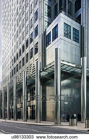 Street and office building, Canary Wharf, London, UK View Large Photo Image Stock Image - Street and office building, Canary Wharf, London, UK. Fotosearch
