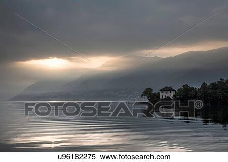 Stock Photography - Brissago islands, Lake Maggiore, Ascona, Ticino, Switzerland. Fotosearch