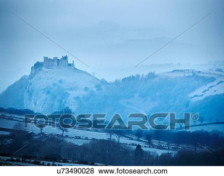 Carreg Cennan Castle, near Llandeilo, Wales View Large Photo Image Stock Photo - Carreg Cennan Castle, near Llandeilo, Wales. Fotosearch