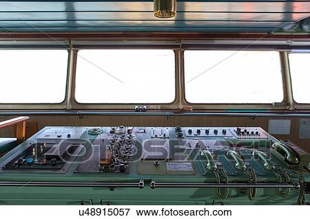 Control panel on board ship View Large Photo Image Stock Photo - Control panel on board ship. Fotosearch