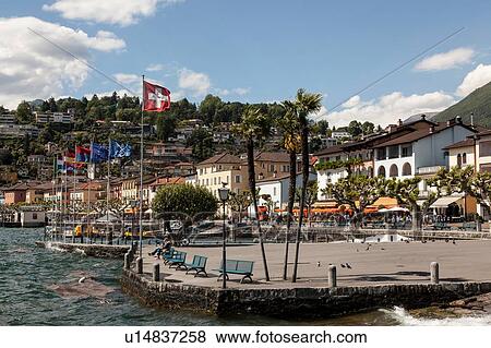 Lake Maggiore, Ascona, Ticino, Switzerland View Large Photo Image Stock Photo - Lake Maggiore, Ascona, Ticino, Switzerland. Fotosearch