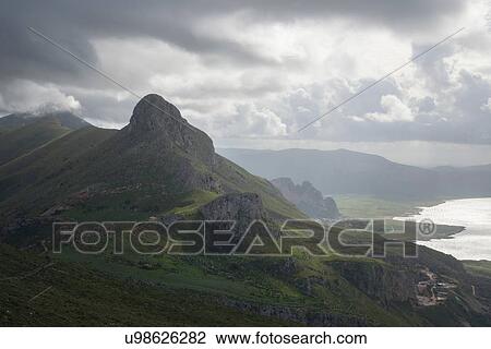 Overcast mountain landscape, San Vito Lo Capo, Sicily, Italy View Large Photo Image Stock Image - Overcast mountain landscape, San Vito Lo Capo, Sicily, Italy. Fotosearch
