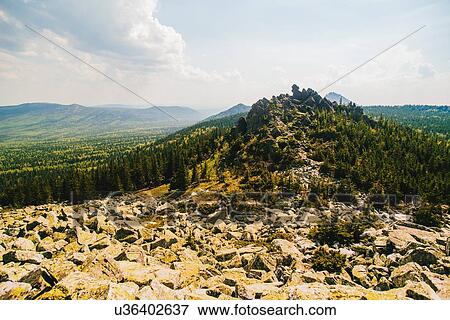 Rocky landscape, Russia View Large Photo Image Stock Photo - Rocky landscape, Russia. Fotosearch