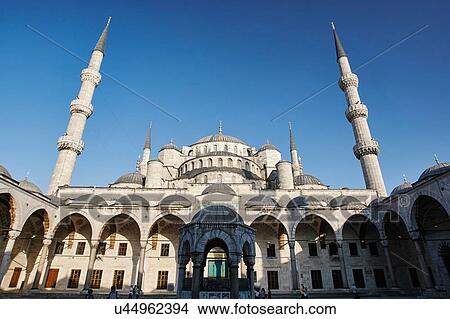 Sultan Ahmed Mosque, Istanbul, Turkey View Large Photo Image Picture - Sultan Ahmed Mosque, Istanbul, Turkey. Fotosearch