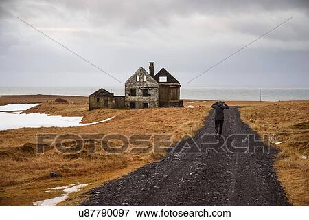 Abandoned house, Dagverdara, near Hellnar, Snaefellsnes peninsula, Iceland View Large Photo Image Stock Photo - Abandoned house, Dagverdara, near Hellnar, Snaefellsnes peninsula, Iceland. Fotosearch