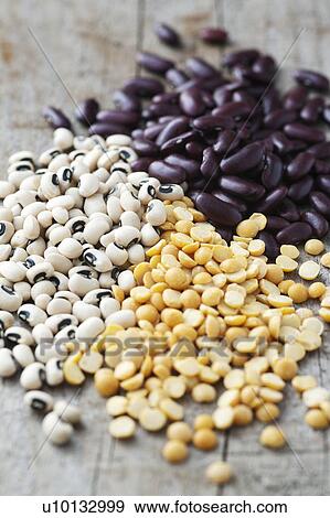 Stock Photo - Beans and lentils. Fotosearch