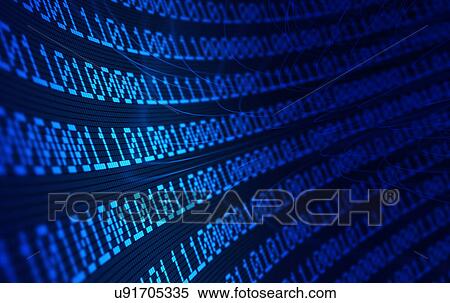 Stock Photography - Binary code. Fotosearch