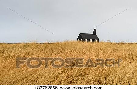 Budir Church, Iceland View Large Photo Image Stock Photograph - Budir Church, Iceland. Fotosearch