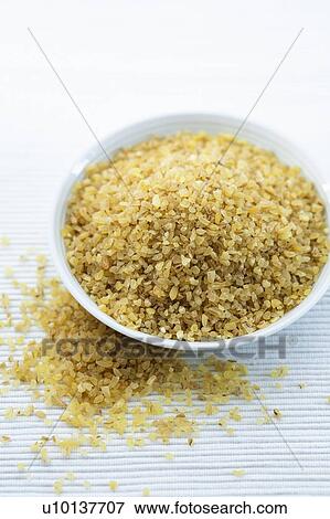 Stock Photo - Bulgur wheat. Fotosearch