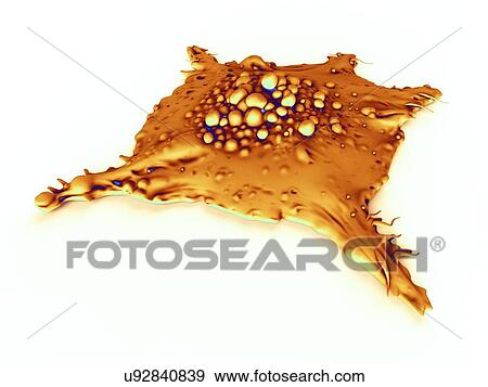 Stock Photo - "Cancer cell, illustration". Fotosearch