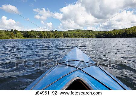 Stock Image - "Canoe bow, New Milford, Pennsylvania, US". Fotosearch