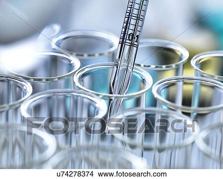 Picture - Chemical research. Fotosearch