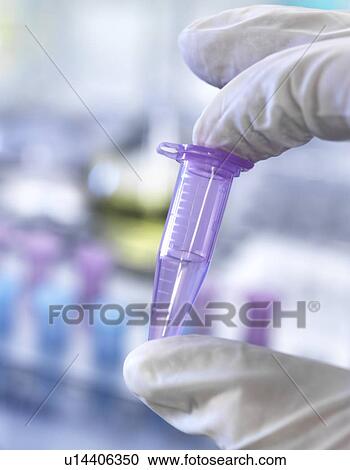 Stock Image - Chemical research. Fotosearch