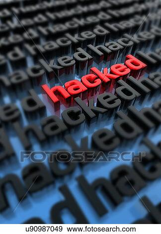 Stock Photo - "Computer hacking, illustration". Fotosearch